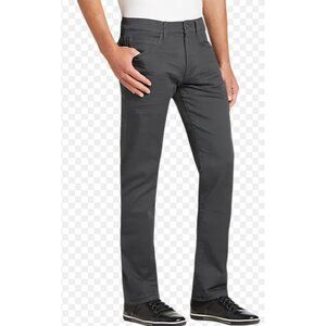 Joseph Abboud Men Pipe Slim Charcoal Jeans Size 42 /30